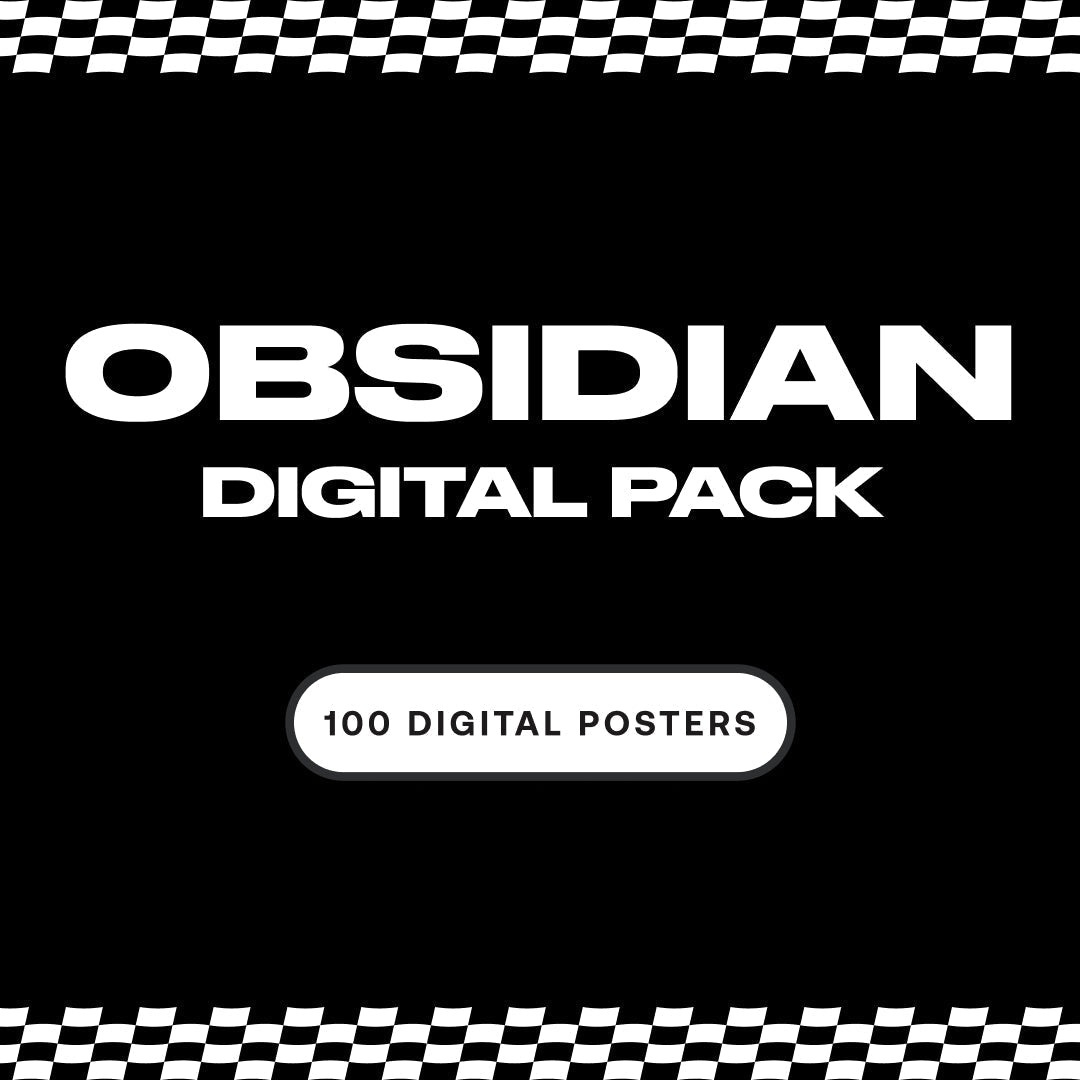 Obsidian Digital Pack [100 Digital Posters]