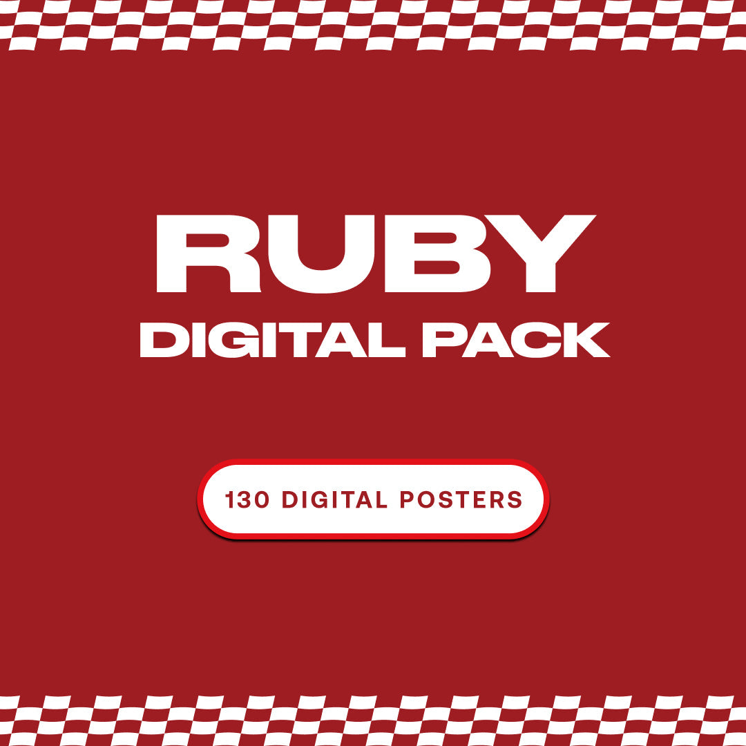 Ruby Digital Pack [130 Digital Posters]