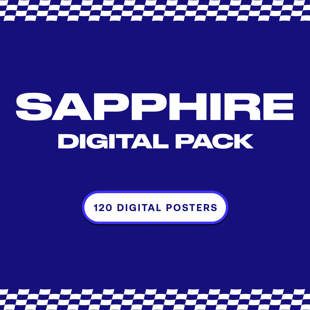 Sapphire Digital Pack [120 Digital Posters]