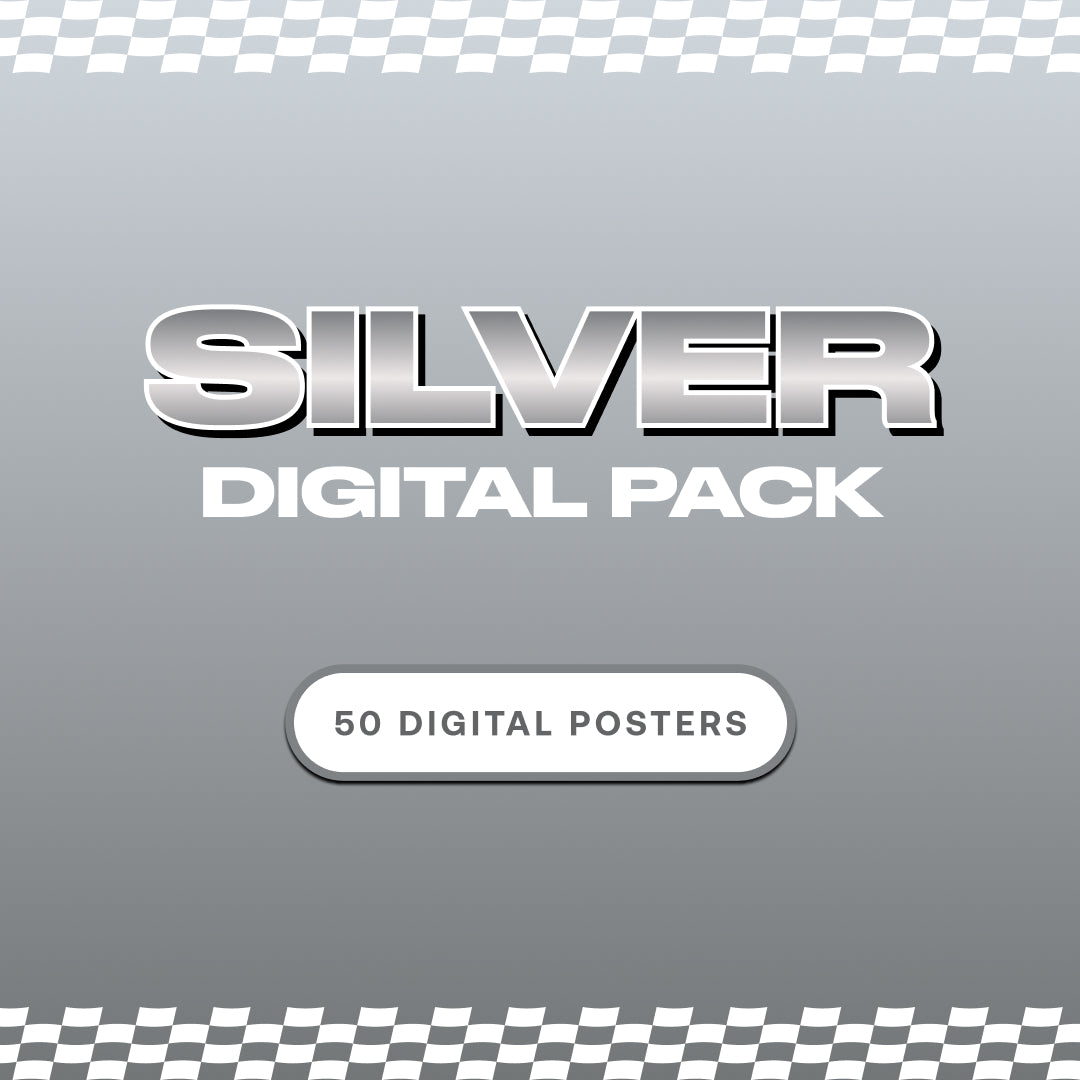 Silver Digital Pack [50 Digital Posters]